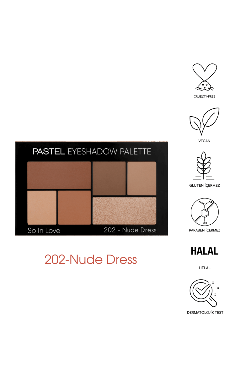 پالت سایه چشم 6 رنگ پاستل Pastel Profashion 6' Li Eyeshadow Palette So In Love