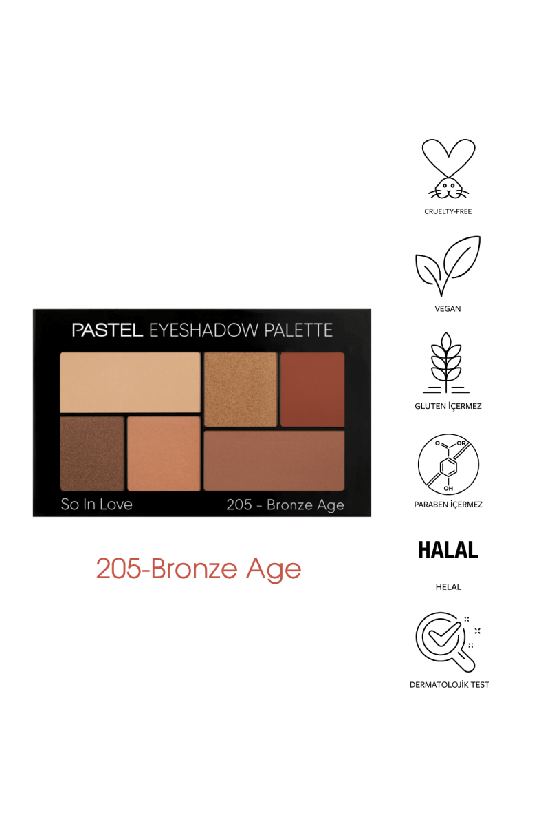 پالت سایه چشم 6 رنگ پاستل Pastel Profashion 6' Li Eyeshadow Palette So In Love